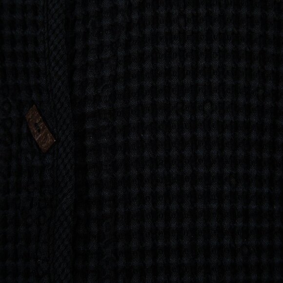 Focus Casual Life Lagenlook Waffleknit Button Front Top Women's Small - Picture 3 of 6